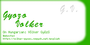 gyozo volker business card